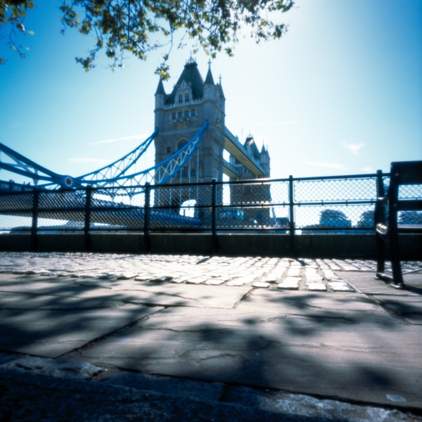 Tower Bridge, Pinhole Fuji Provia
