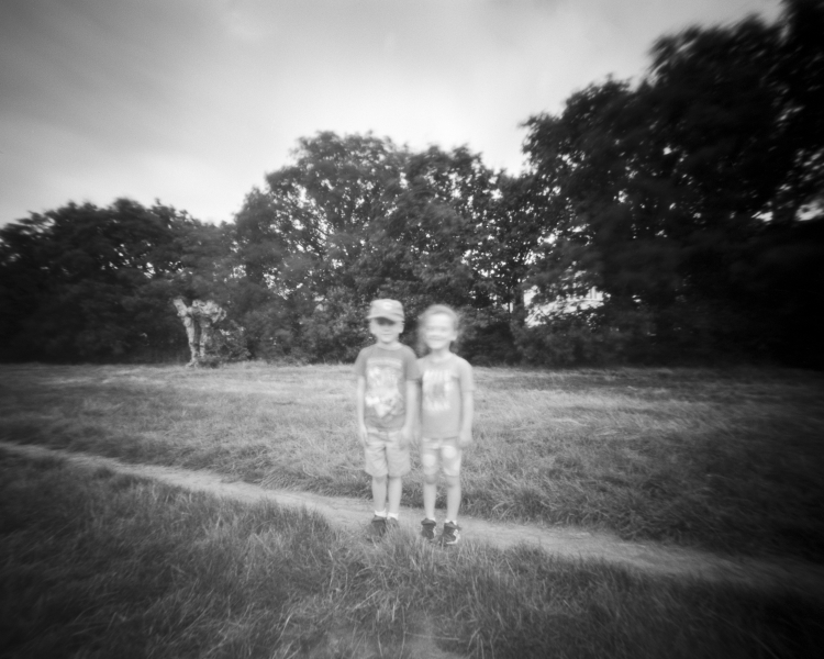 Kids, 4x5 Pinhole, Fomapan 100