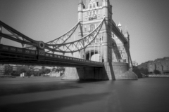 Ondu 6x6 with Ilford FP4 at 50. Developed Rodinal 1+100 stand developed for 1hour. 5 sec (left back red window open)