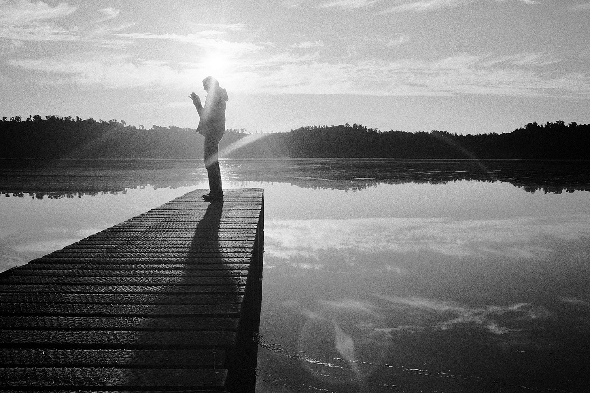 Lake Silhouette New Zealand