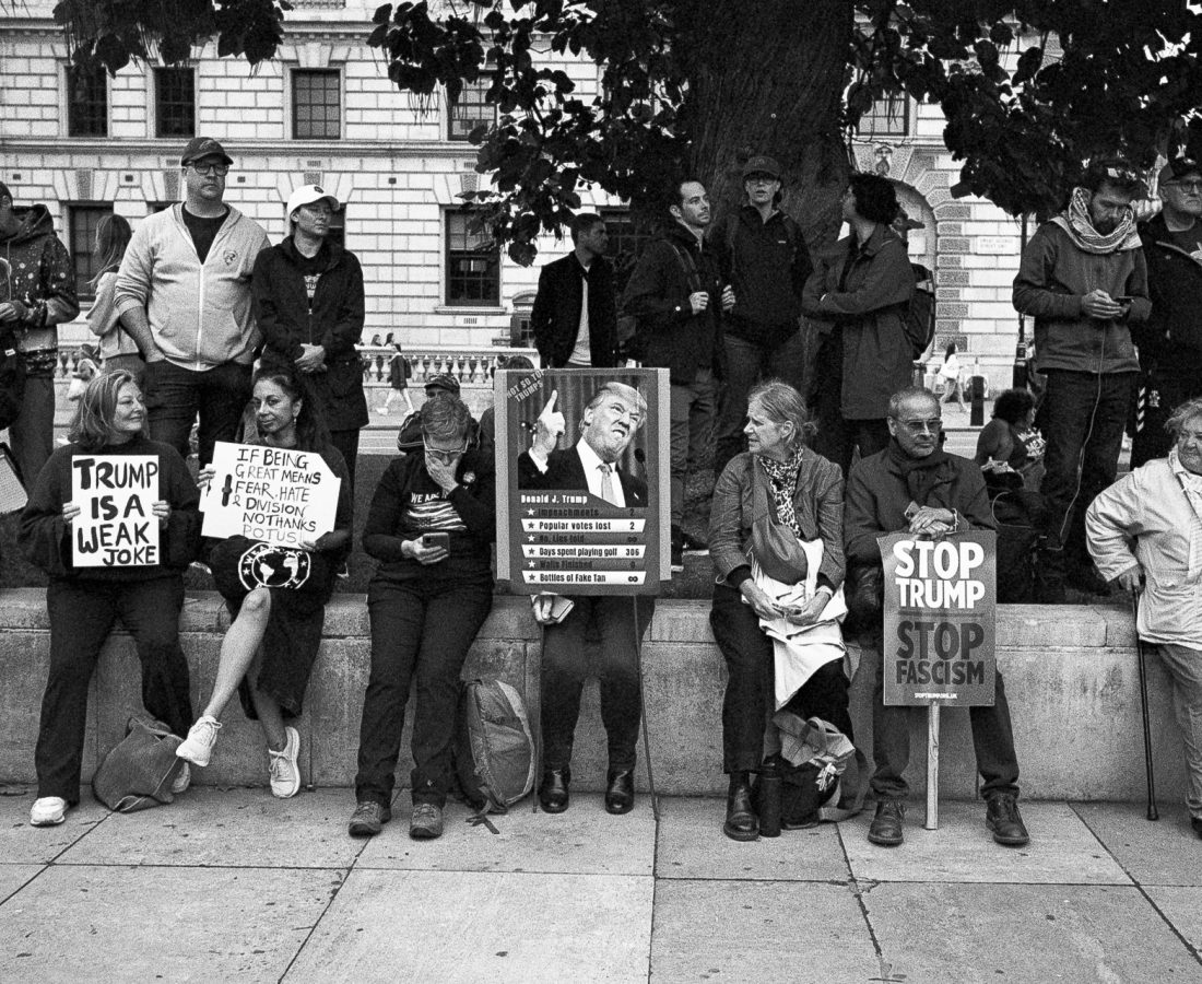 From the Protest – London