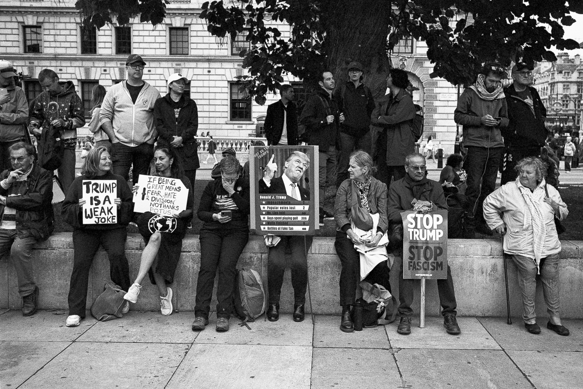 From the Protest – London